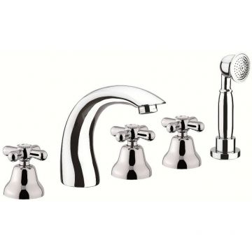 Смеситель на борт ванны Webert (Веберт) Armony AM730401015, хром