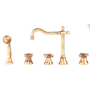 Смеситель на борт ванны Webert (Веберт) Armony AM730402060, медь