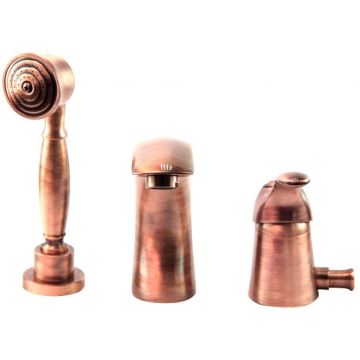 Смеситель на борт ванны Webert (Веберт) Aurora AU850701060, медь