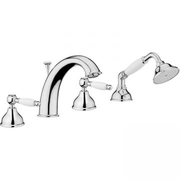 Смеситель на борт ванны Webert (Веберт) Dorian DO730101015, хром