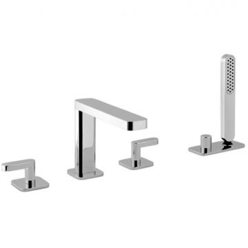 Смеситель на борт ванны Webert (Веберт) Living LV730401015, хром