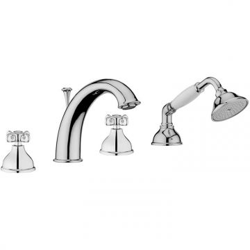 Смеситель на борт ванны Webert (Веберт) Ottocento OT730101015, хром