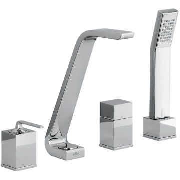 Смеситель на борт ванны Webert (Веберт) Wolo WO850701015, хром