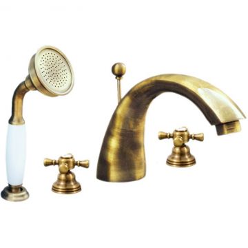 Смеситель на борт ванны Rav Slezak (Рав Слезак) Morava MK369.5SSM, бронза