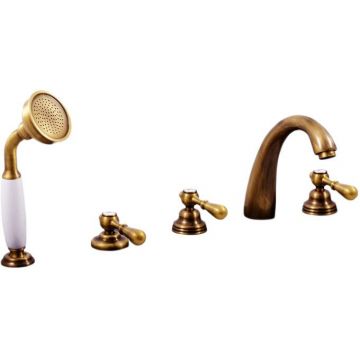 Смеситель на борт ванны Rav Slezak (Рав Слезак) Morava MK476.5PSM, бронза