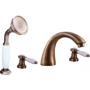 Смеситель на борт ванны Rav Slezak (Рав Слезак) Morava MK569.5SSM, бронза