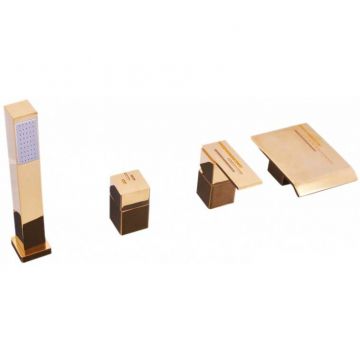 Смеситель на борт ванны Rav Slezak Royal (Роял) Royal1073.5PZ, золото