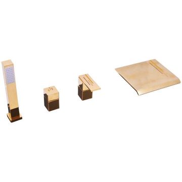 Смеситель на борт ванны Rav Slezak Royal (Роял) Royal1074.5PZ, золото