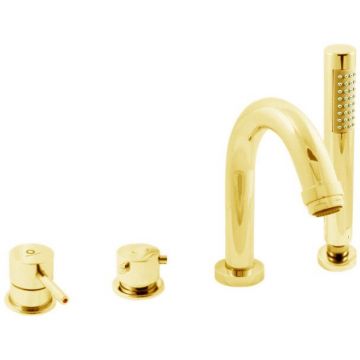 Смеситель на борт ванны Rav Slezak (Рав Слезак) Seina SE962.5PZ, золото