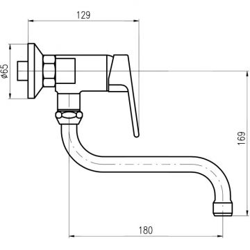 Смеситель универсальный Rav Slezak (Рав Слезак) Colorado CO102.5/21, хром
