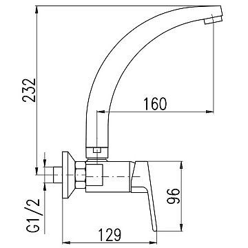 Смеситель универсальный Rav Slezak (Рав Слезак) Colorado CO102.5/3, хром
