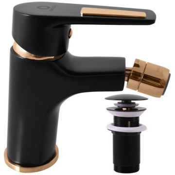 Смеситель для биде Rav Slezak (Рав Слезак) Colorado CO345.5KCMATZ, черный/золото
