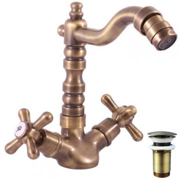 Смеситель для биде Rav Slezak (Рав Слезак) Morava MK121.5/9SM, бронза