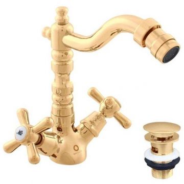 Смеситель для биде Rav Slezak (Рав Слезак) Morava MK121.5/9Z, золото