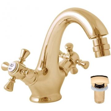 Смеситель для биде Rav Slezak (Рав Слезак) Morava MK343.5KZ, золото