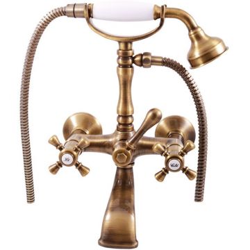 Смеситель для ванны Rav Slezak Morava MK360.5/2SM, бронза