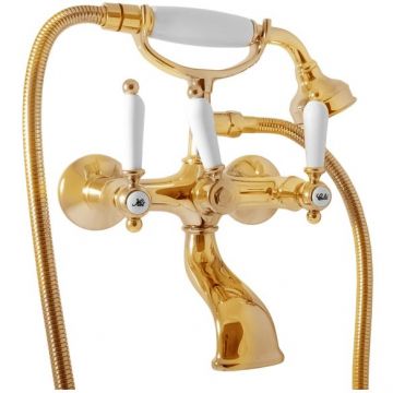 Смеситель для ванны Rav Slezak (Рав Слезак) Morava MK559.5/2Z, золото