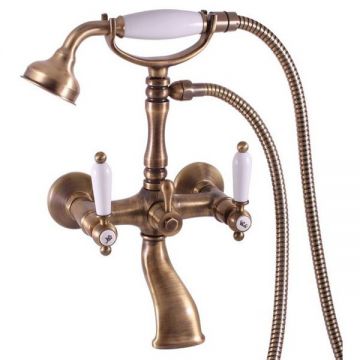 Смеситель для ванны Rav Slezak (Рав Слезак) Morava MK560.5/2SM, бронза