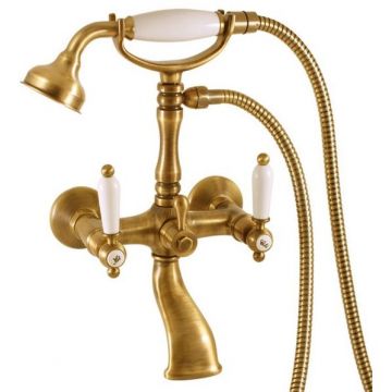 Смеситель для ванны Rav Slezak (Рав Слезак) Morava MK560.5/2Z, золото
