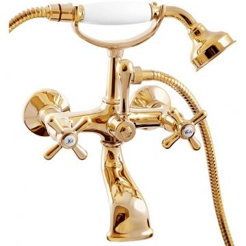 Смеситель для ванны Rav Slezak (Рав Слезак) Morava MK659.5/2Z, золото
