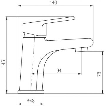 Смеситель для раковины Rav Slezak (Рав Слезак) Colorado CO126.5Z, золото