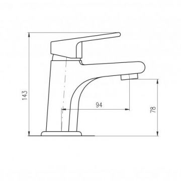Смеситель для раковины Rav Slezak (Рав Слезак) Colorado CO226.5, хром