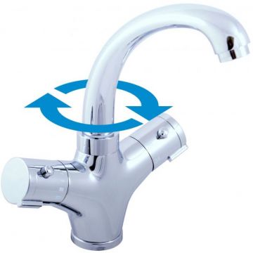 Смеситель для раковины Rav Slezak (Рав Слезак) Dunaj Termostat TRM26.5, хром