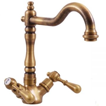 Смеситель для раковины Rav Slezak (Рав Слезак) Morava MK421.5/8SM, бронза