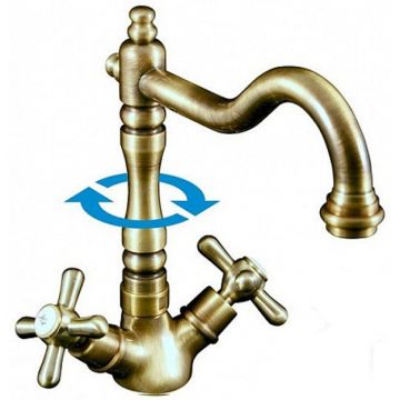 Смеситель для раковины Rav Slezak (Рав Слезак) Morava MK621.5/8SM, бронза