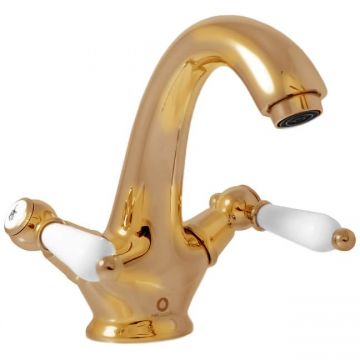 Смеситель для раковины Rav Slezak (Рав Слезак) Morava MK829.5KZ, золото