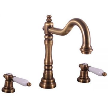 Смеситель для раковины Rav Slezak (Рав Слезак) Morava MK832.5SM, бронза