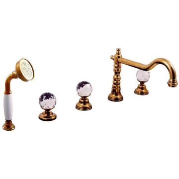 Смеситель на борт ванны Rav Slezak (Рав Слезак) Brilliance Brilliance164.5PSM, бронза