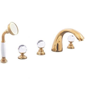 Смеситель на борт ванны Rav Slezak (Рав Слезак) Brilliance Brilliance169.5PZ, золото