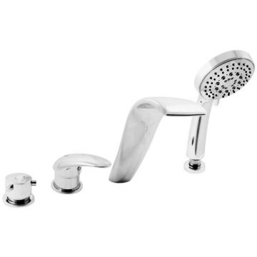 Смеситель на борт ванны Rav Slezak (Рав Слезак) Dunaj D461.5P, хром