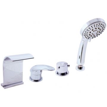 Смеситель на борт ванны Rav Slezak (Рав Слезак) Dunaj D467.5P, хром