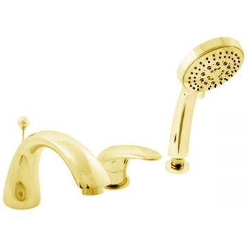 Смеситель на борт ванны Rav Slezak (Рав Слезак) Dunaj D469.5SZ, золото