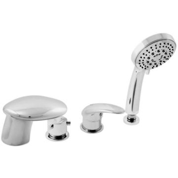 Смеситель на борт ванны Rav Slezak (Рав Слезак) Dunaj D471.5P, хром