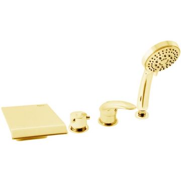 Смеситель на борт ванны Rav Slezak (Рав Слезак) Dunaj D473.5PZ, золото