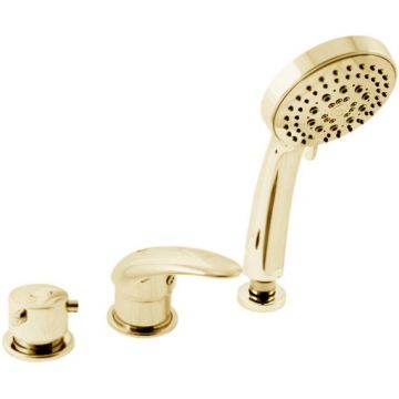 Смеситель на борт ванны Rav Slezak (Рав Слезак) Dunaj D475.5PZ, золото