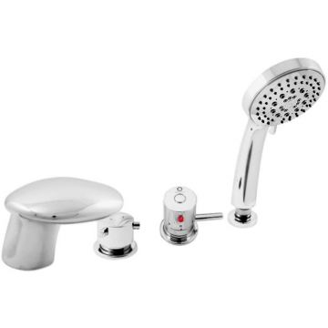 Смеситель на борт ванны Rav Slezak (Рав Слезак) Dunaj Termostat DT271.5P, хром