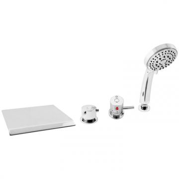 Смеситель на борт ванны Rav Slezak (Рав Слезак) Dunaj Termostat DT274.5P, хром