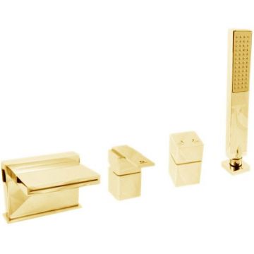 Смеситель на борт ванны Rav Slezak (Рав Слезак) Loira LR566.5PZ, золото