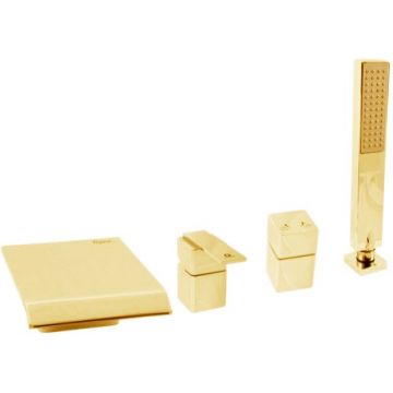 Смеситель на борт ванны Rav Slezak (Рав Слезак) Loira LR573.5PZ, золото