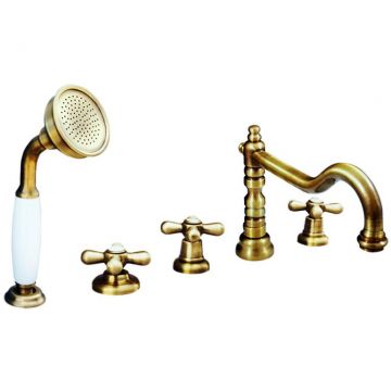 Смеситель на борт ванны Rav Slezak (Рав Слезак) Morava MK164.5PSM, бронза