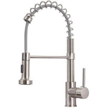 Смеситель для кухни с гибким изливом D-Lin (Д-Лин) D159315-3, сатин