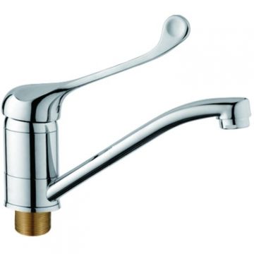 Смеситель для кухни с хирургической ручкой D-Lin (Д-Лин) D151427, хром