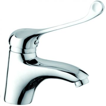 Смеситель для раковины с хирургической ручкой D-Lin (Д-Лин) D110427, хром