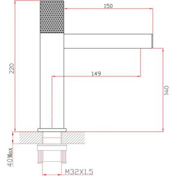 Смеситель для раковины Bronze de Luxe (Бронз Де Люкс) Avantgarde 2010MH, черный
