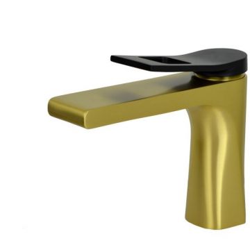 Смеситель для раковины Bronze de Luxe (Бронз Де Люкс) Element EL02GB, матовое золото