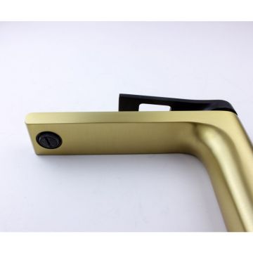 Смеситель для раковины Bronze de Luxe (Бронз Де Люкс) Element EL21GB, матовое золото